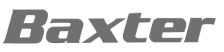 baxter logo grayscale